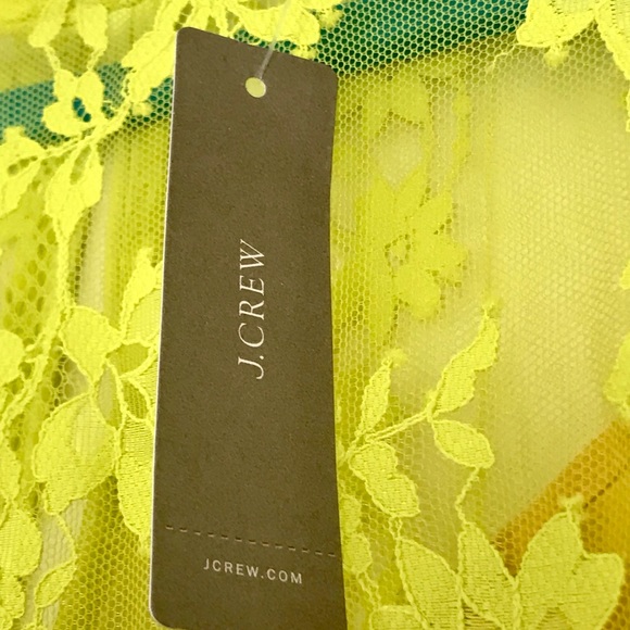 J CREW 🌹Three-quarter-sleeve Chantilly Lace Dress -size 6 never🌹 worn NWT - Picture 12 of 14